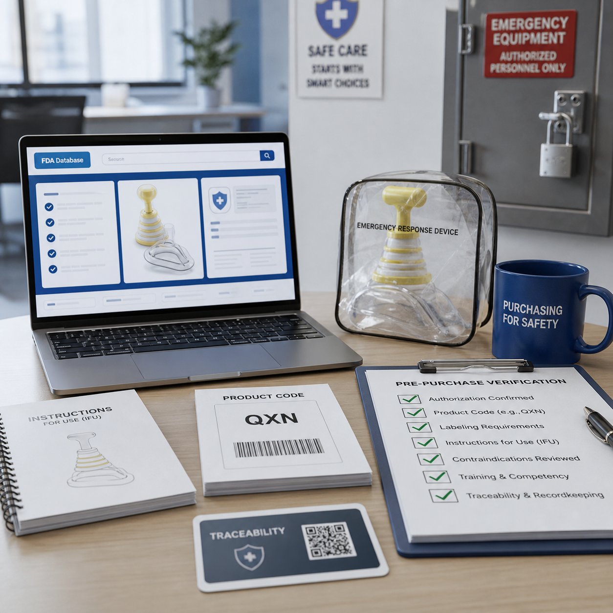 QXN anti choking device procurement verification checklist
