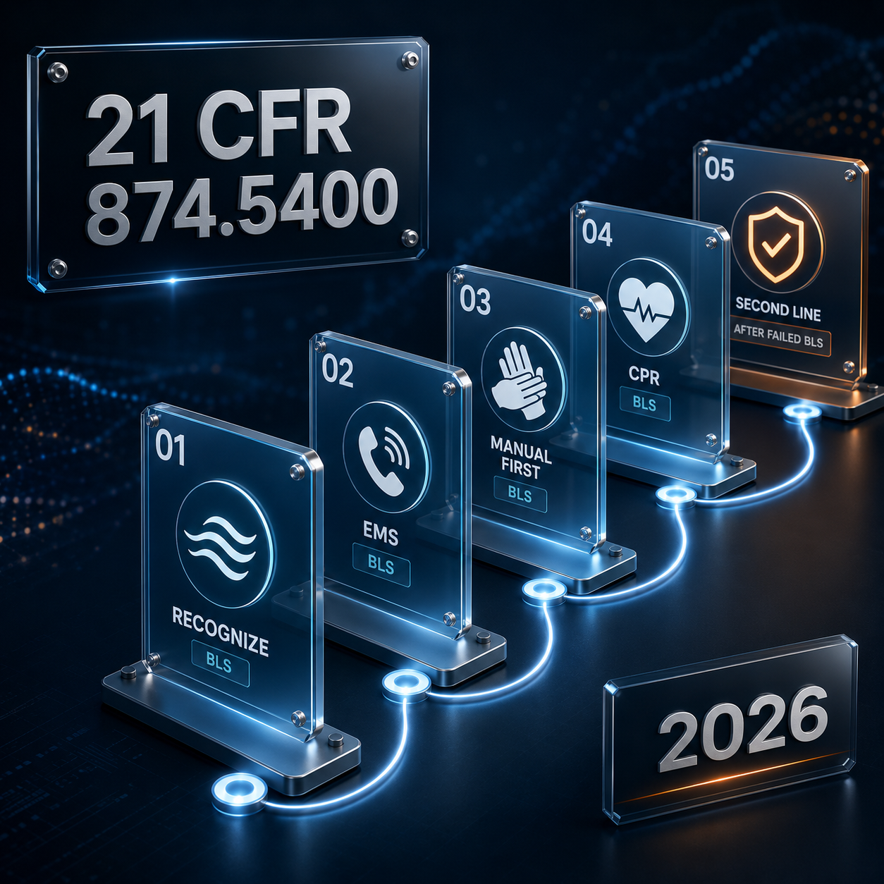 cinematic 3D layered choking response model for 21 CFR 874.5400 and QXN second-line device planning