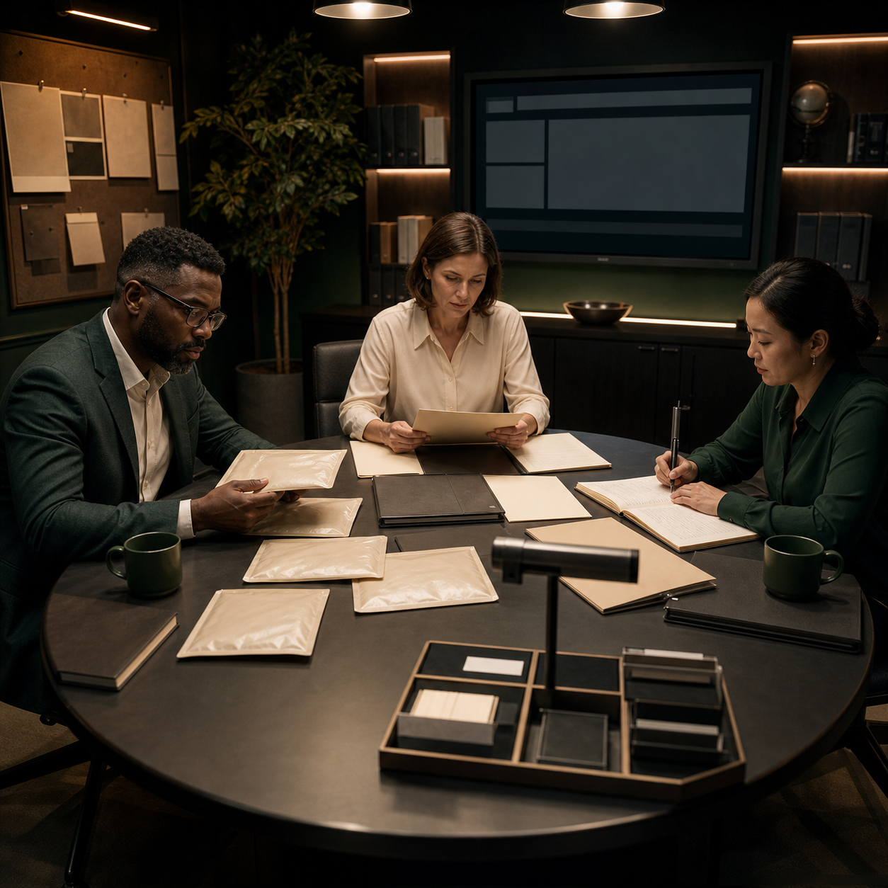 Procurement and regulatory specialists review intended use, authorization records, seller traceability, evidence limits, and replacement support