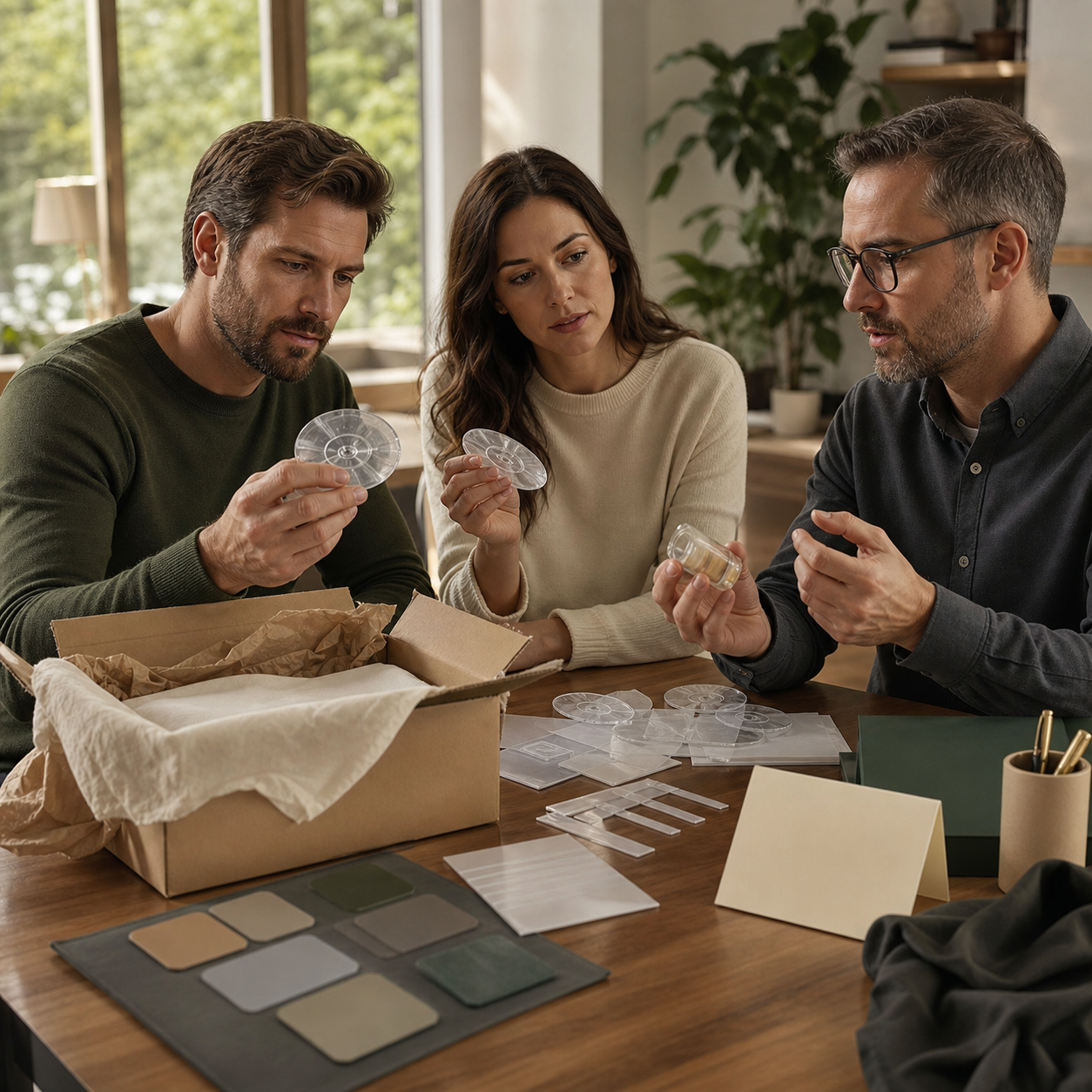 Family and safety engineer inspect clear mask seal geometry, silicone condition, valve movement, and package integrity when a device arrives