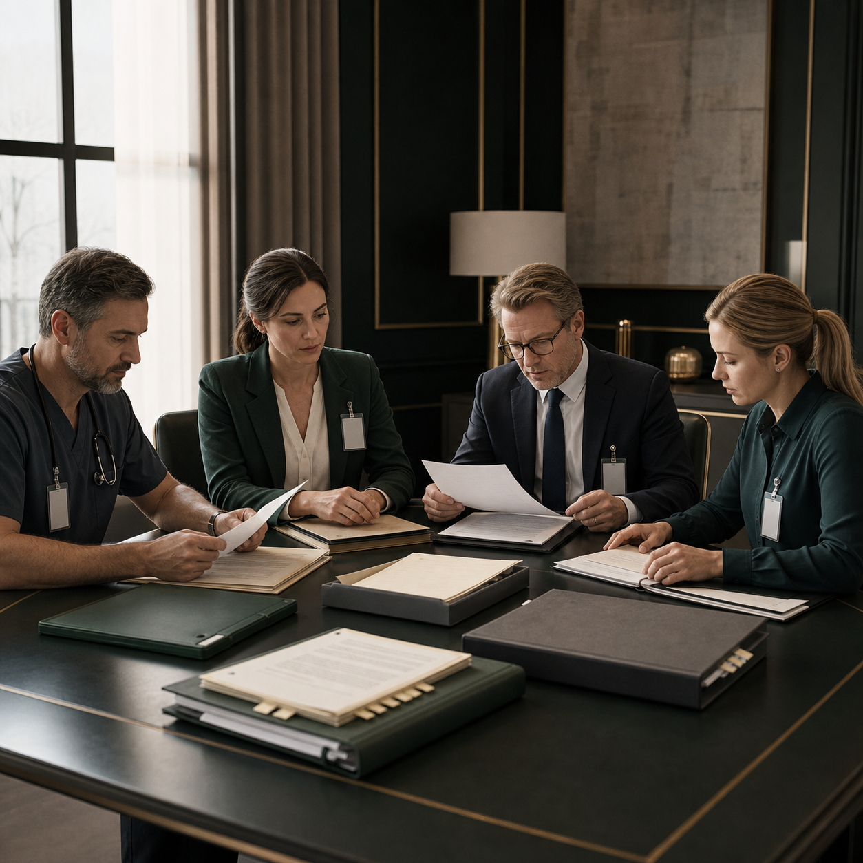 Clinical, procurement, and compliance teams verify QXN intended use, labeling, evidence, and training requirements before purchase