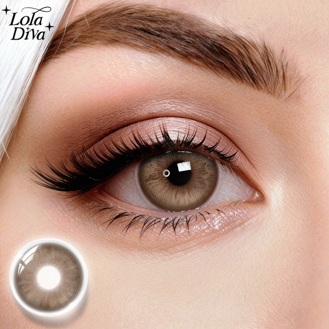 LolaDiva Muse Tint Brown 1-year contact lenses