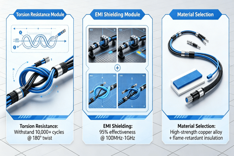 Custom wire harness assembly for robot-2