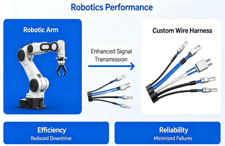 Custom wire harness assembly for robot-3