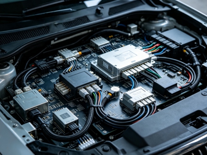FAKRA connector automotive camera