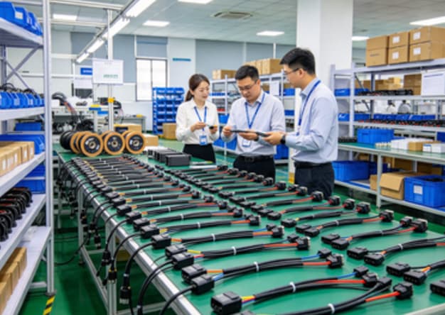 OEM wire harness manufacturing batch consistency and production control