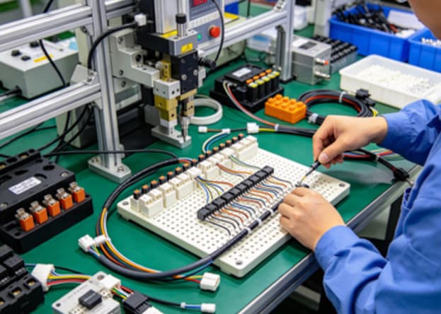 OEM wire harness manufacturing assembly and production process