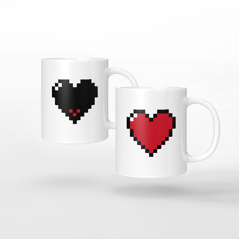 Multi-Stage Heat Reveal Ceramic Mugs