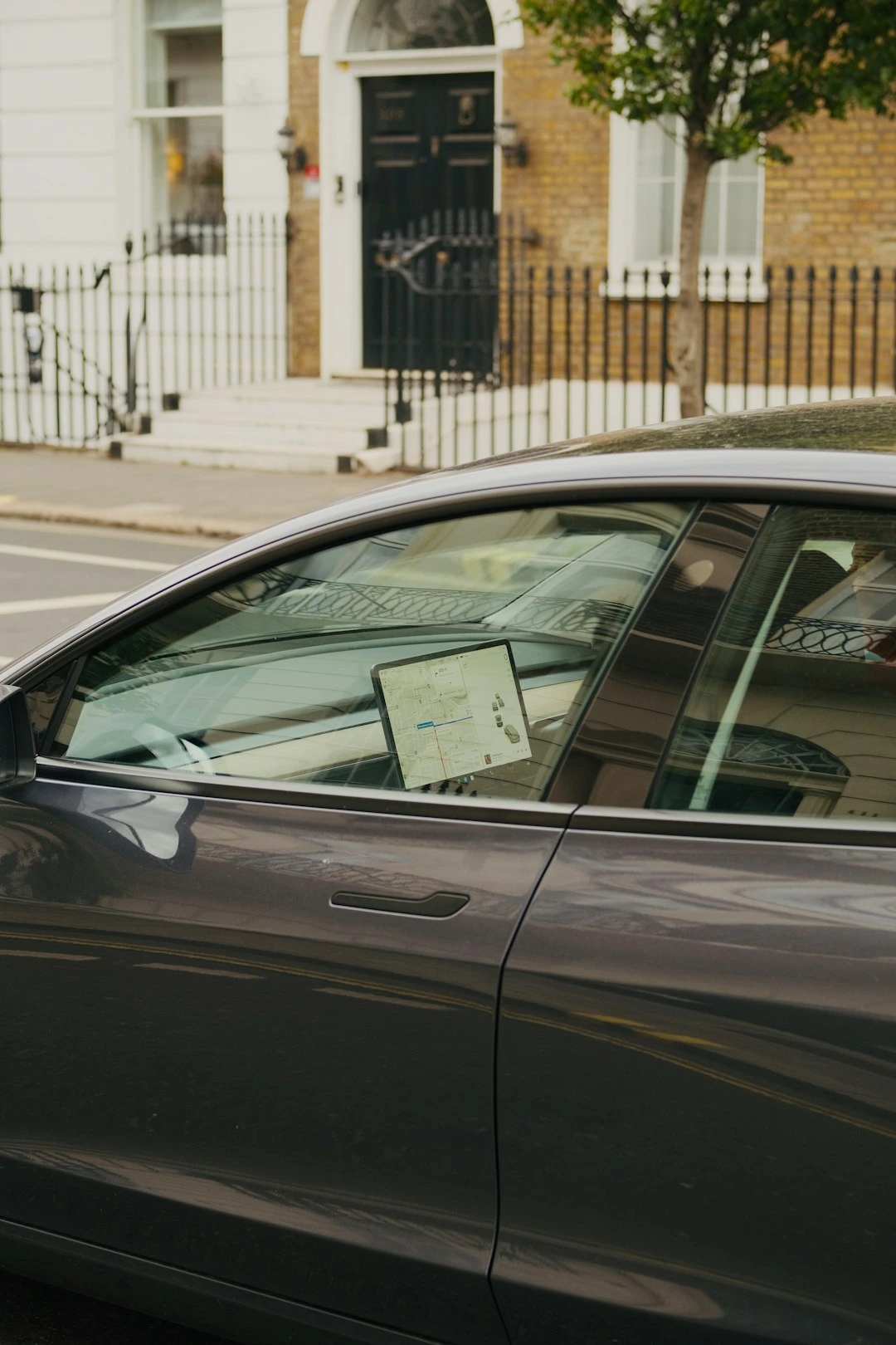 Person reading a car manual