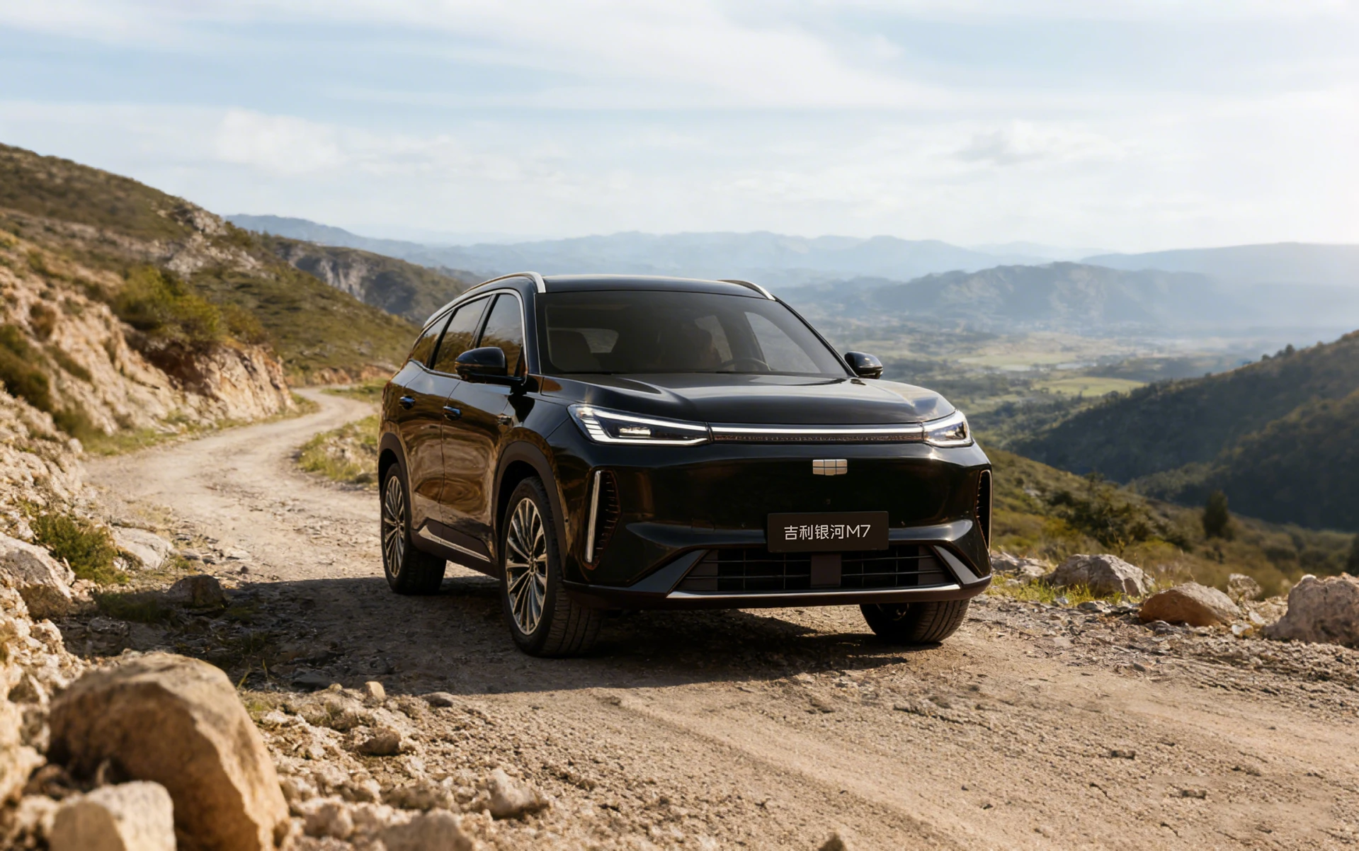 The Geely Galaxy M7 plug-in hybrid demonstrated its durability for long-distance travel on rough roads.