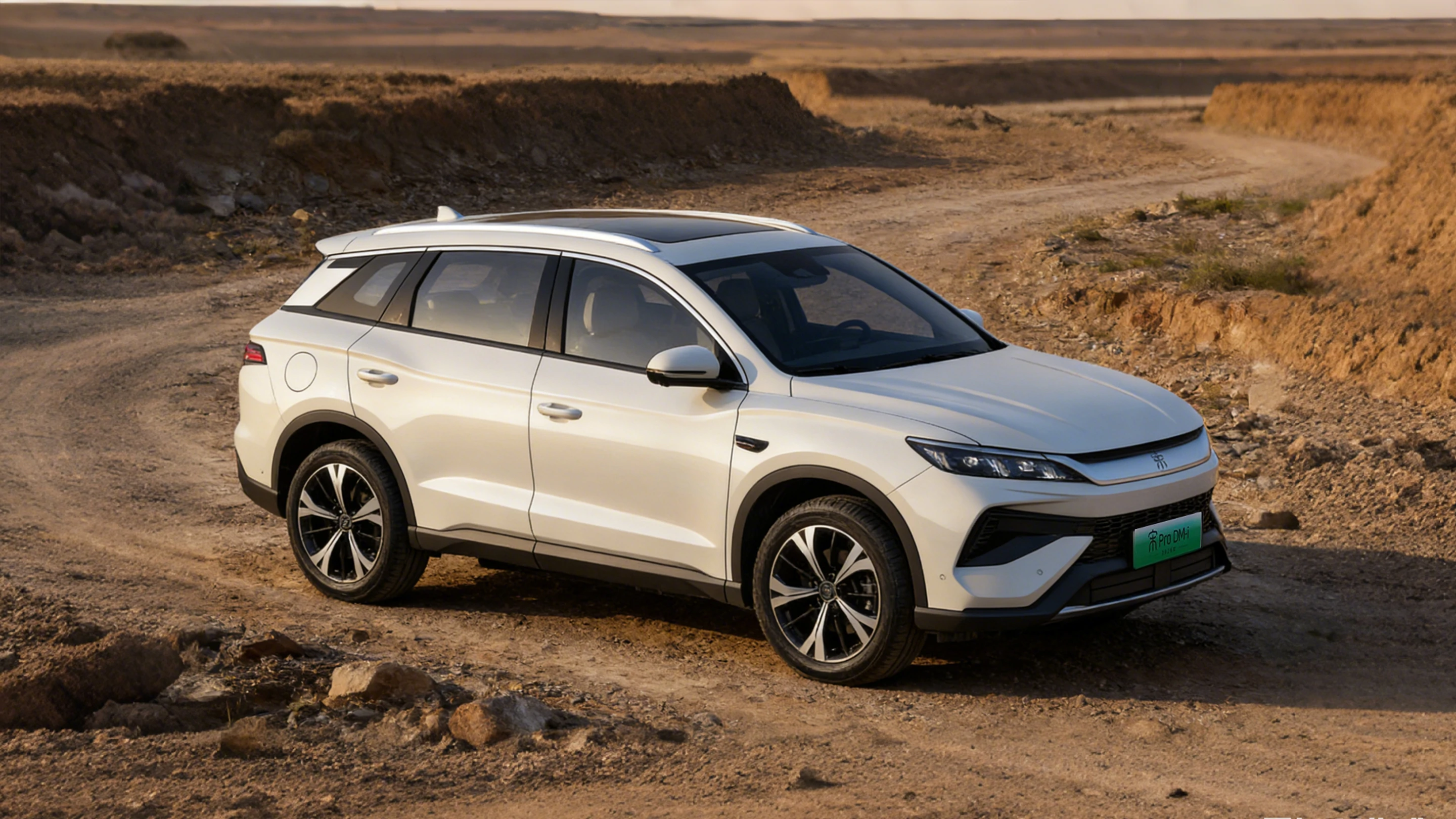 The BYD Song Pro electric SUV demonstrates its superior performance in various road conditions.