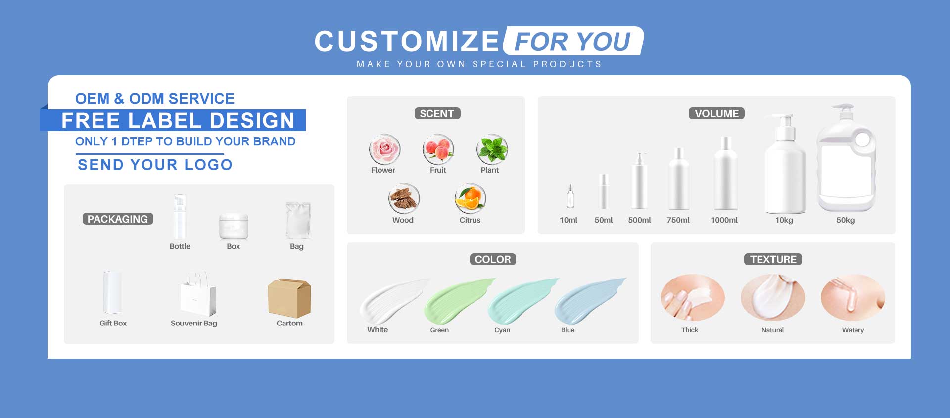 OEM Natural Vegan Anti-Aging Facial Cream Toner Set Hyaluronic Acid Whitening Vitamin C Glutathione Collagen Skin Care Set - detail image 17