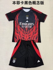25-26 Benfica Black Concept Edition Kids+Adult Set