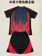 25-26 Benfica Black Concept Edition Kids+Adult Set