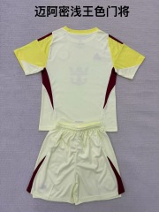 25-26 Miami Light Yellow Goalkeeper Kids+Adult Set