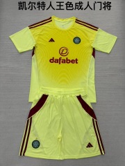 25-26 Celtics King Color Goalkeeper Kids+Adult Set