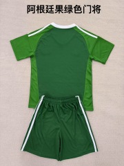 25-26 Argentina Fruit Green Goalkeeper Kids+Adult Set