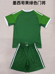 25-26 Mexican Fruit Green Goalkeeper Kids+Adult Set