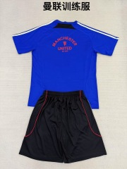 25-26 Manchester United training suit kids+adult set