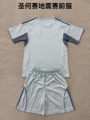 25-26 San Jose earthquake pre match outfit kids+adult set