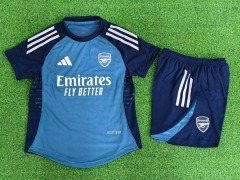25-26 player version Arsenal training uniform blue kids