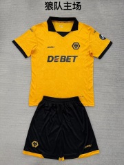 25-26 Wolverhampton Wanderers Home Kids+Adult Set
