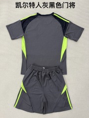 25-26 Celtics Grey Black Goalkeeper Kids+Adult Set