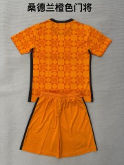 25-26 Sunderland Orange Goalkeeper Kids+Adult Set