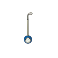 Black Ink Golf Pen With Clock