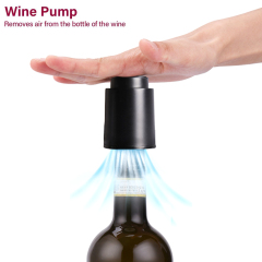 4 IN 1 Black Plastic Automatic Electric Wine Opener