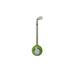 Black Ink Golf Pen With Clock