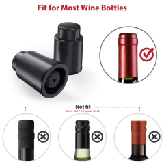 Vacuum Wine Bottle Stopper With Date Mark