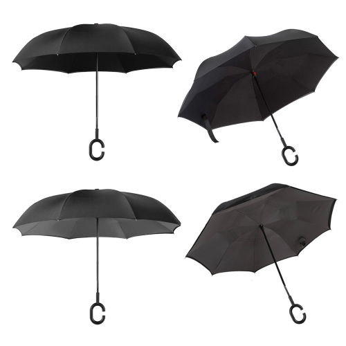 Reversed Inverted Umbrella w/C handle