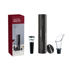 Black Plastic 4 IN 1 Automatic Electric Wine Opener