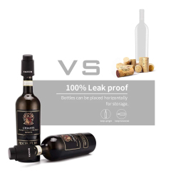 Vacuum Wine Bottle Stopper With Date Mark
