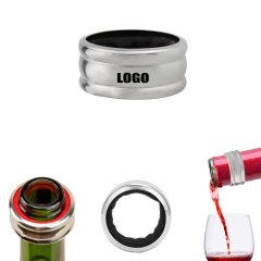 Dual Ring Shaped Wine Drip Stopper Collar Ring