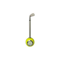 Black Ink Golf Pen With Clock