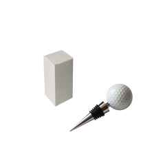 Golf Ball Shaped Wine Cork Bottle Stopper