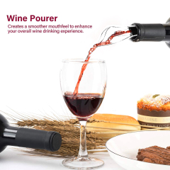 4 IN 1 Black Plastic Automatic Electric Wine Opener