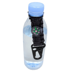 Key Chain Compass Survivor Rope With Bottle Holder