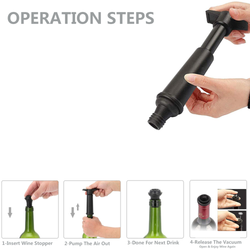 Vacuum Pump Wine Bottle Stopper