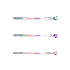 Rainbow Refill Pen With Diamond