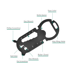 Portable Wrench Ruler Bottle Opener