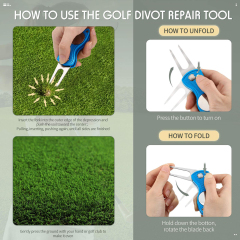 Golf Ball Marker and Divot Repair Tool