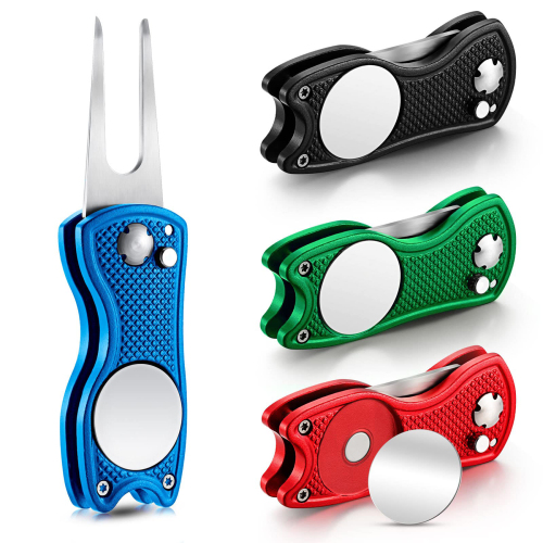 Golf Ball Marker and Divot Repair Tool