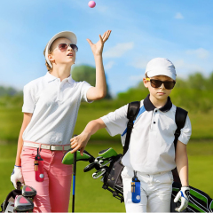 Portable Golf Tee and Ball Holder Bag for Easy Carrying