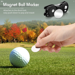 Golf Ball Marker and Divot Repair Tool