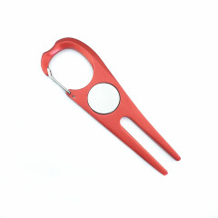 Golf Divot Repair Tool with Ball Marker