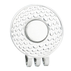 Golf Hat Clip with Magnetic Ball Marker