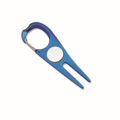 Golf Divot Repair Tool with Ball Marker